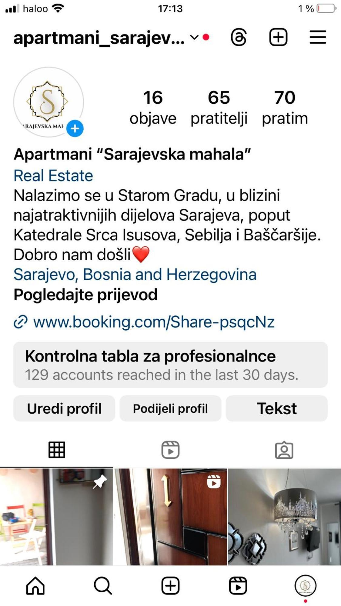 Sarajevska Mahala Apartment Sarajevo Ngoại thất bức ảnh